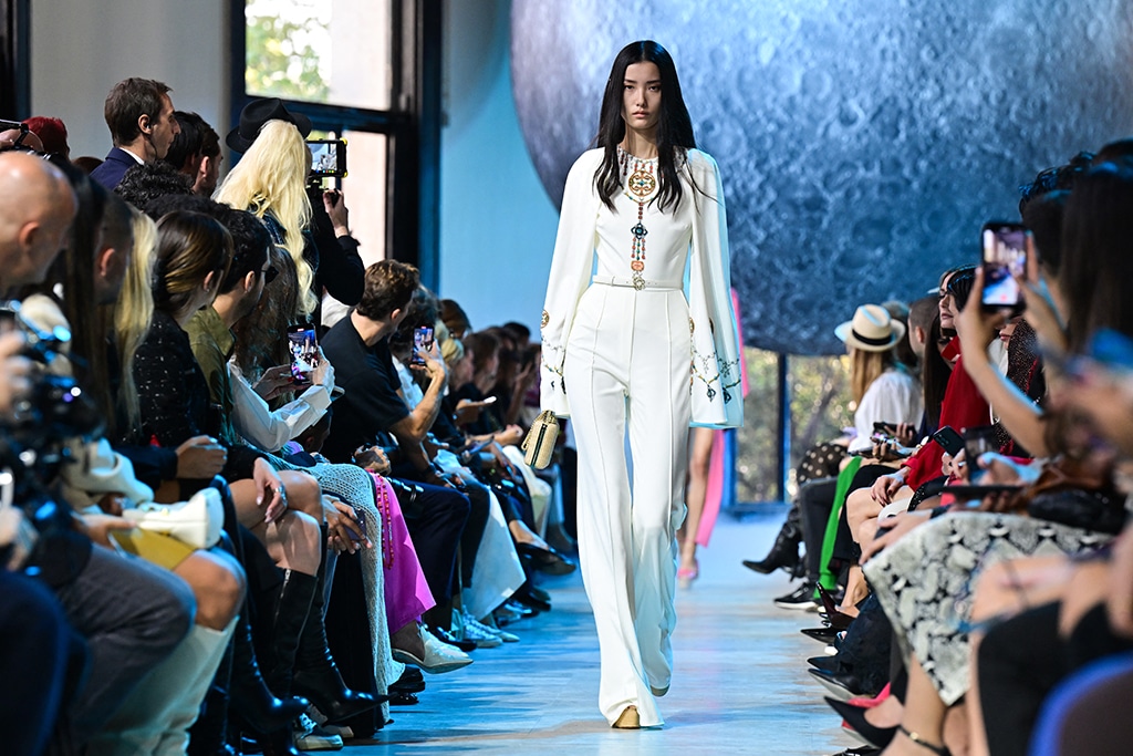 Elie Saab shows Spring 2024 ready-to-wear collection at Paris Fashion Week