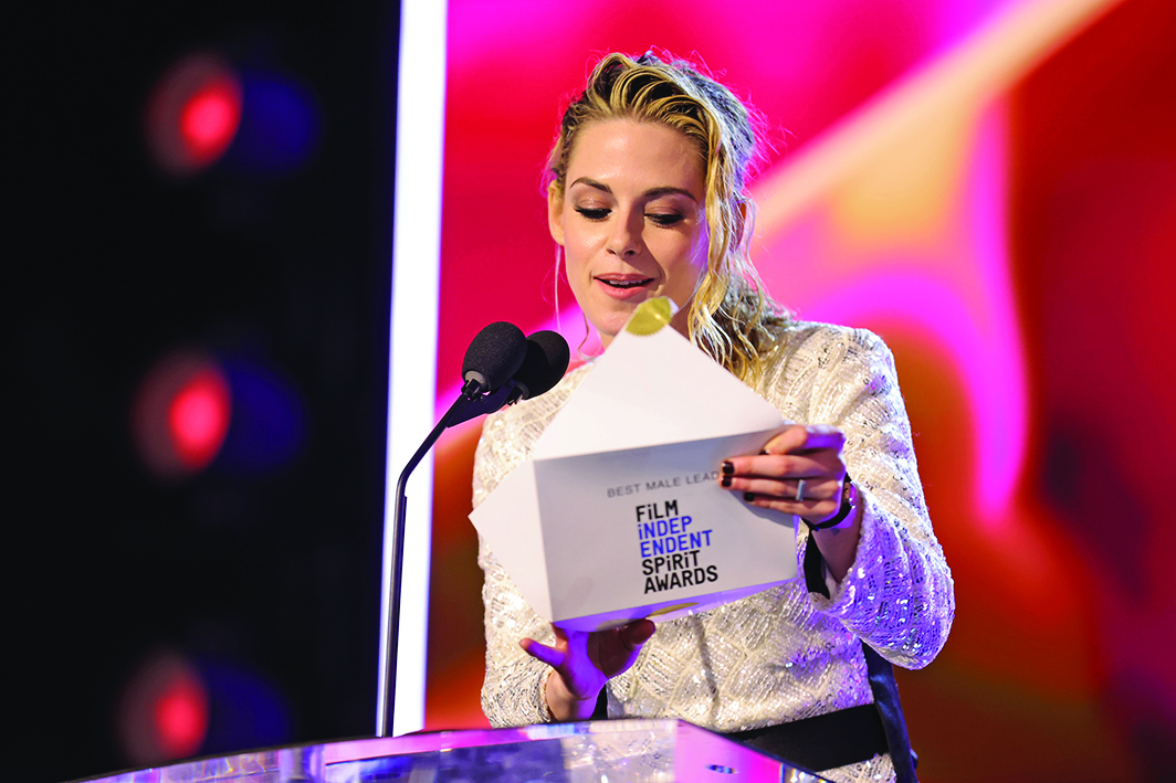 In this file photo Kristen Stewart speaks onstage during the 2022 Film Independent Spirit Awards in Santa Monica, California. – AFP photos