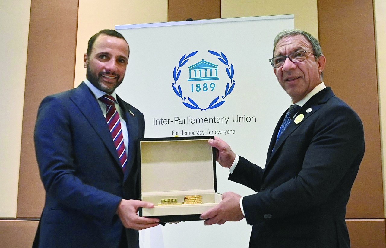 BALI: The Speaker of the National Assembly Marzouq Ali Al-Ghanim met on Thursday with the President of the Inter-Parliamentary Union (IPU) Duarte Pacheco. - KUNA