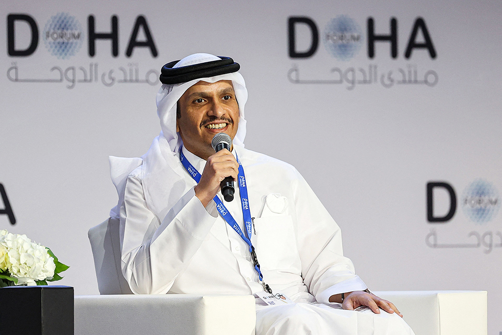 DOHA: Qatar's Foreign Minister Sheikh Mohammed Al-Thani . - AFP photos
